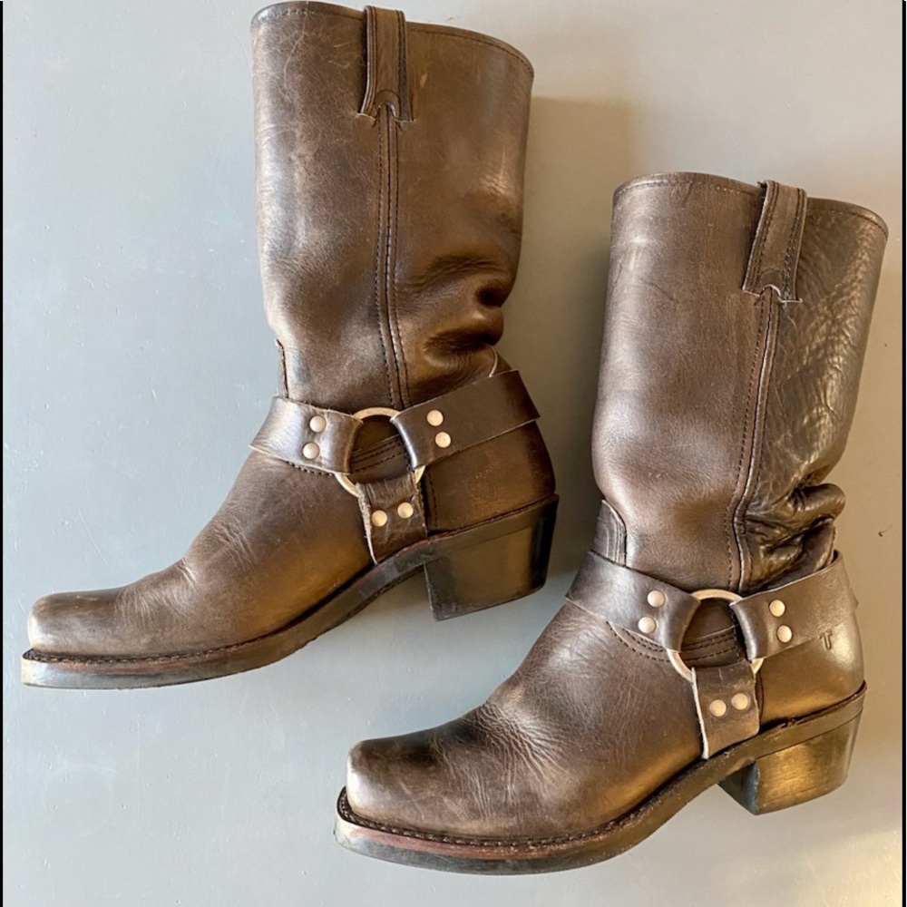 Frye 12R Harness Boots
